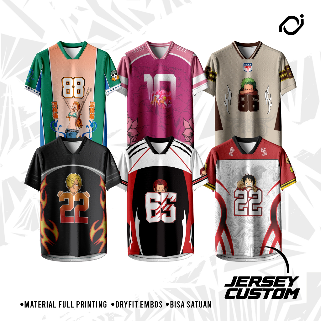 Jersey One Piece / Jersey One Piece / Kaos One Piece / Jersey One Piece / Kaos Jersey One Piece