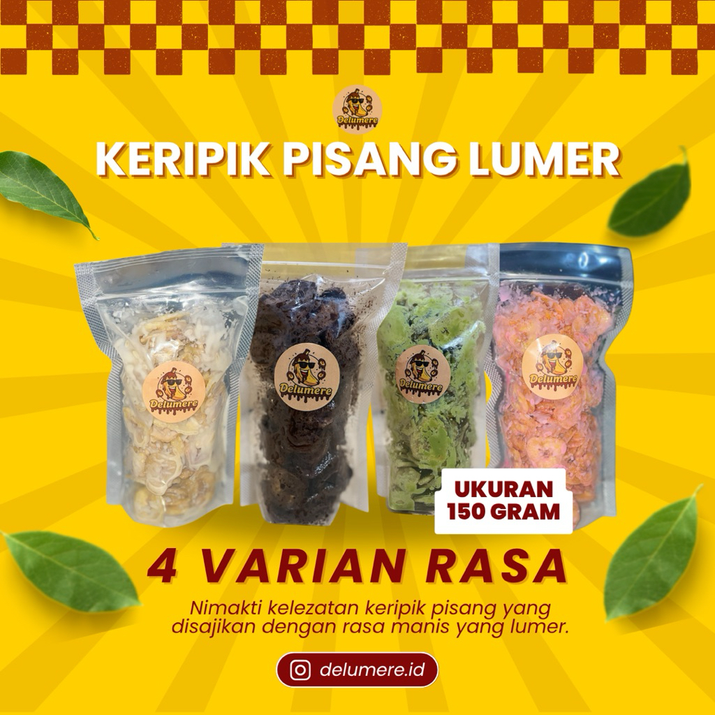 

Keripik Pisang Lumer 150 Gram