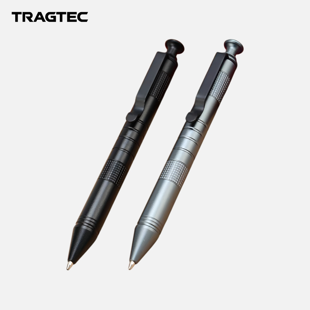 

TRAGTEC Pulpen Aluminium Ballpoint EDC dengan Klip Saku Alat Tulis untuk Penggunaan Sehari-hari