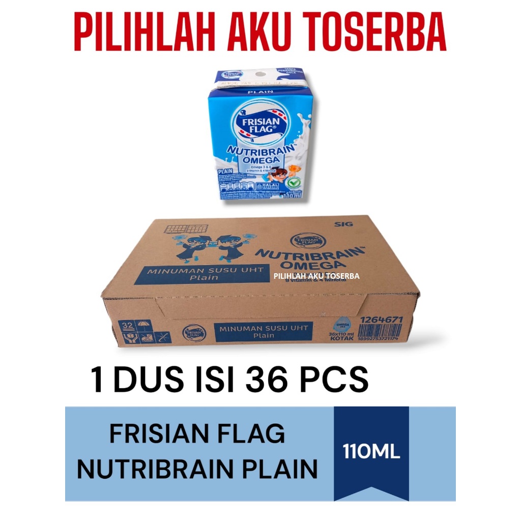 

Susu Frisian Flag NUTRIBRAIN PLAIN 115 ml MENJADI 110 ML - ( HARGA 1 DUS )