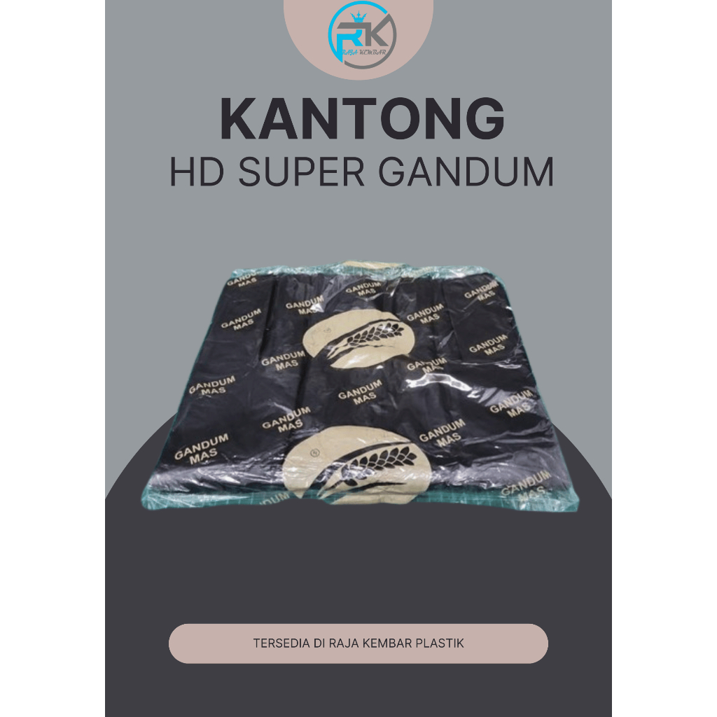 Kresek 40 Gandum Hitam  / Plastik Gandum Hitam