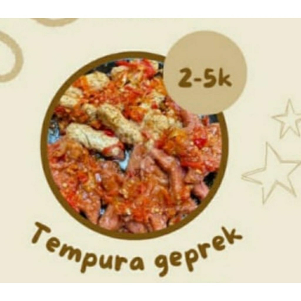 

Tempura Geprek
