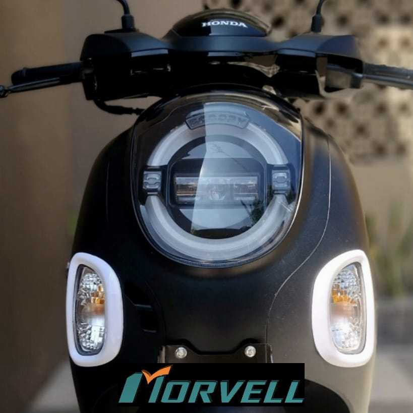 aksesoris Scoopy New 2025 ke atas variasi Garnis lampu sen sein sign lamp garnish Rear pet lamp