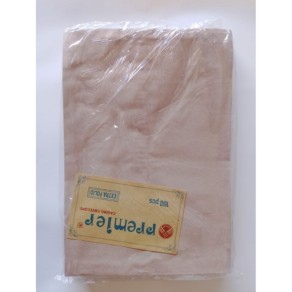 

(100 lbr) Amplop Casing E Extra Folio 27x39 cm merek Premier