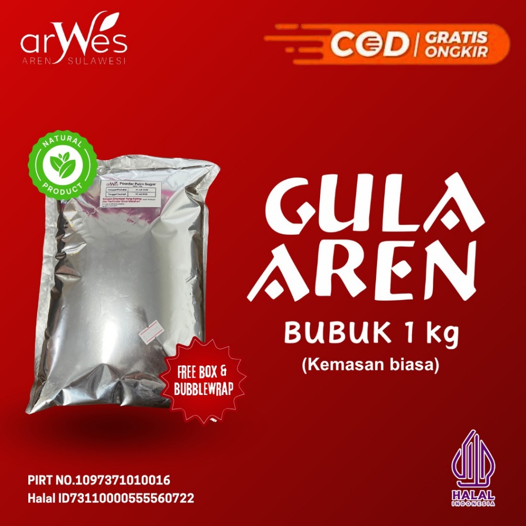 

Gula Aren Diabetes Semut Bubuk Curah 1 kg