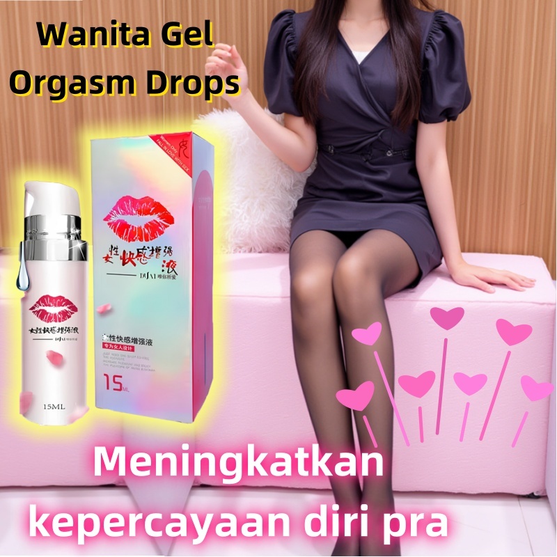 [PRIVASI AMAN]LubriCare 15ml  Pelumas Orgasmic Gel Wanita Gel Pelumas Drops for Women Miss V