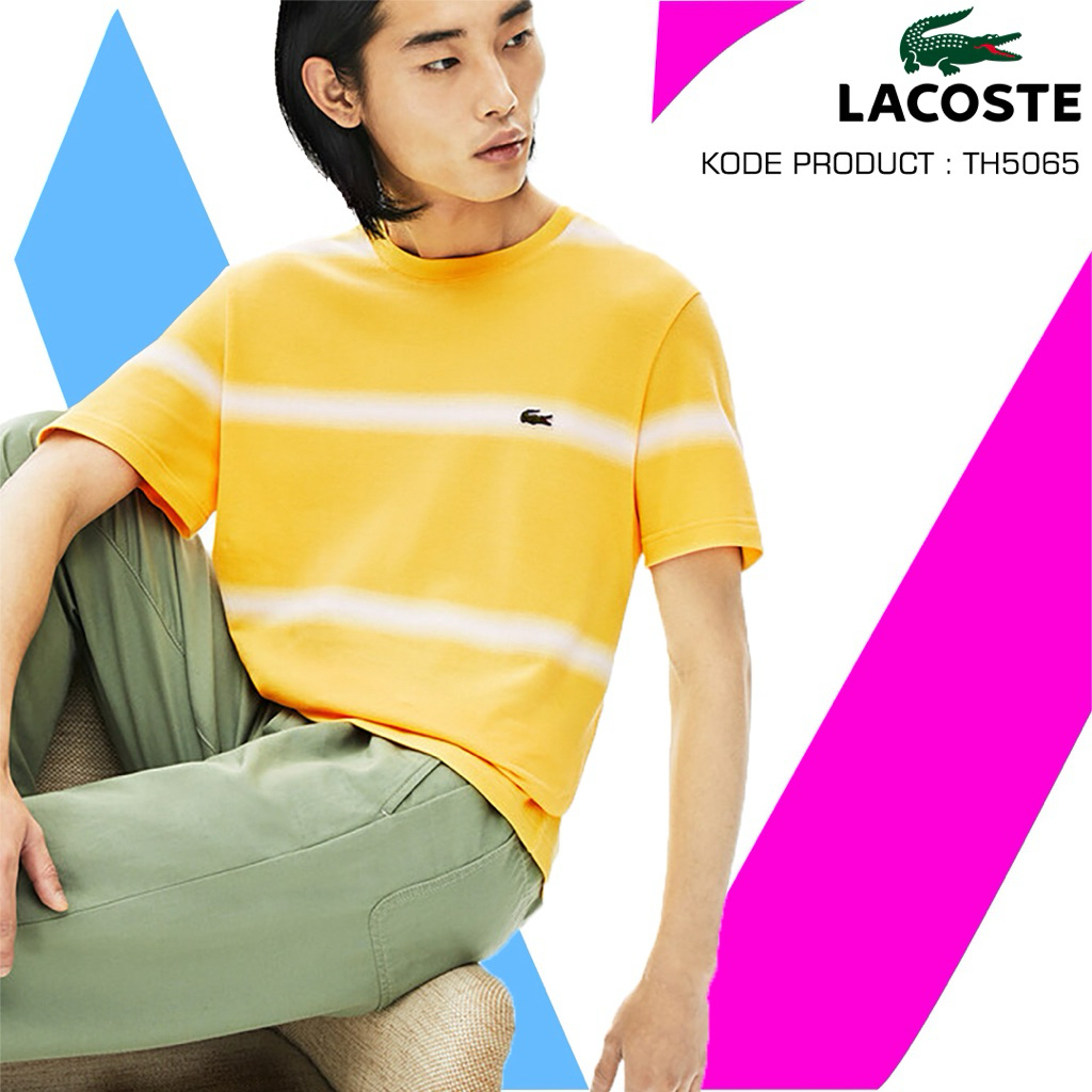 Lacoste Stripe Preloved Made In France