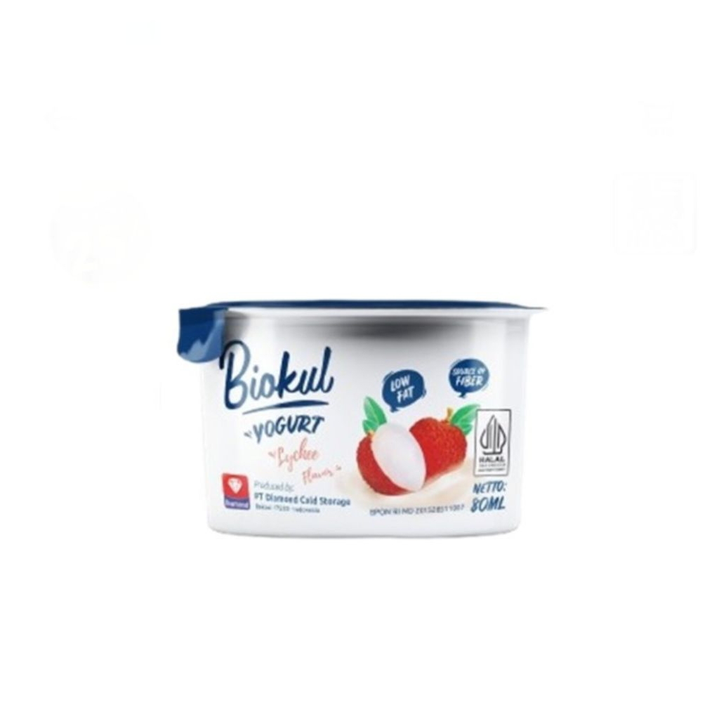 

biokul yogurt lychee cup 80 ml
