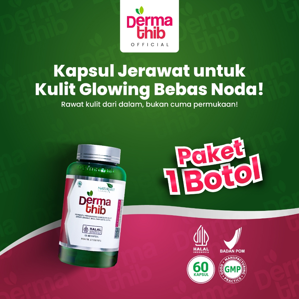 Dermathib Acne Treament Suplemen Jerawat Membantu Atasi Permasalahan Kulit, Jerawat Meradang, Jerawa