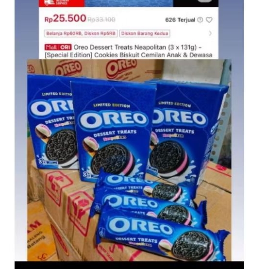 

OREO NEOPOLITAN ISI 3