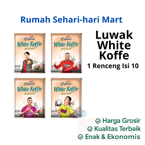 

Kopi Luwak White Coffee 1 Renceng Isi 10 Sachet