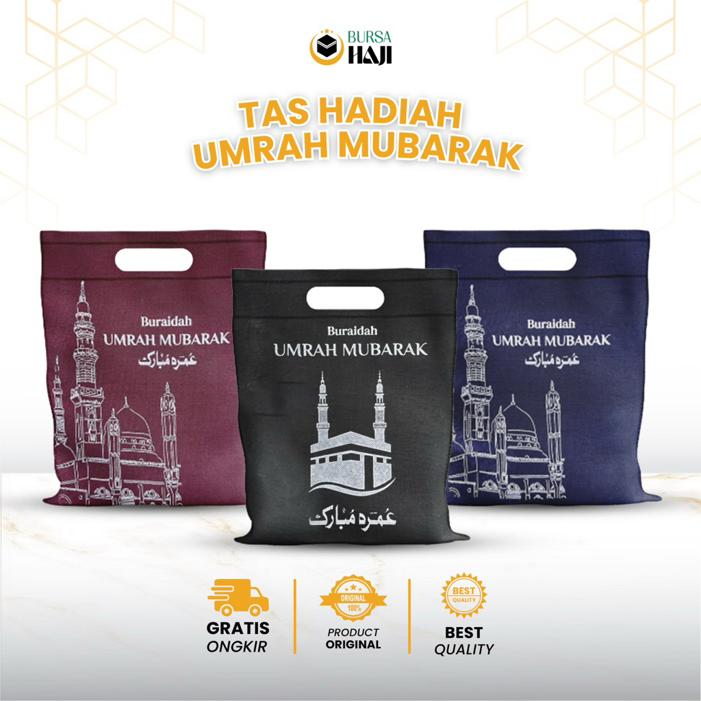 

Tas Oleh Oleh Haji Umroh Kabah Nabawi Souvenir Kemasan Hampers Umroh Unik Gift Premium