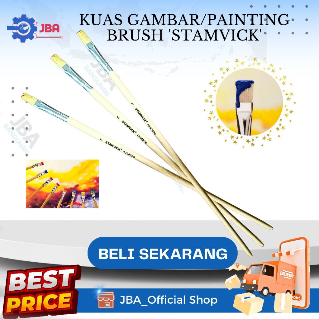 

Kuas Gambar Stamvick Size 5/ Kuas Lukis / Painting Brush