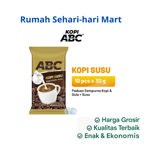 

Kopi ABC kopi susu sachet 31gram RENCENG ( ISI 10)