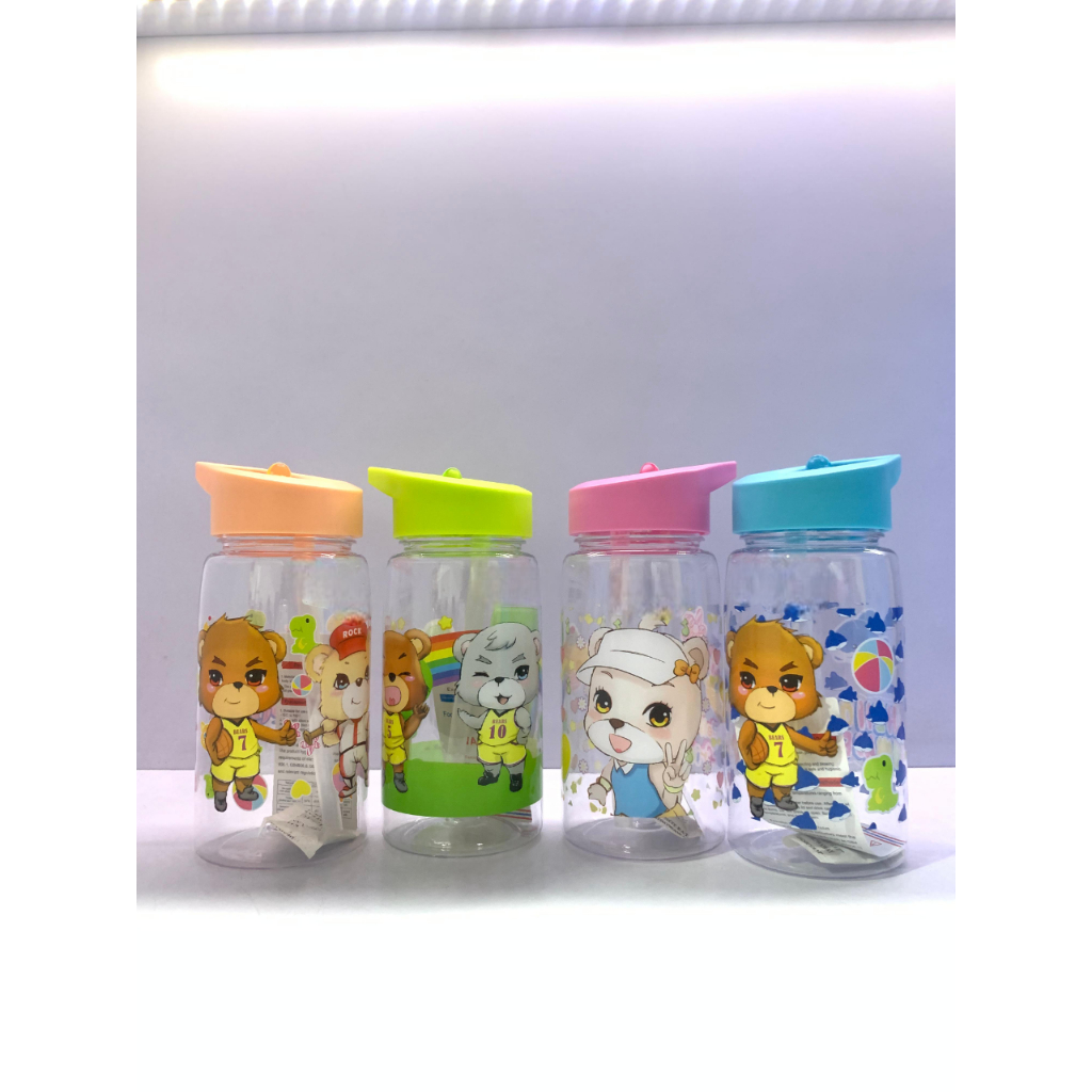 Botol Air Minum Anak 520ml - Motif Beruang / Drinking Bottle Lucu