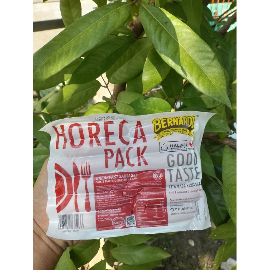 

Horeca Sosis Sapi dan Ayam Breakfast Kombinasi Bernardi 1 kg