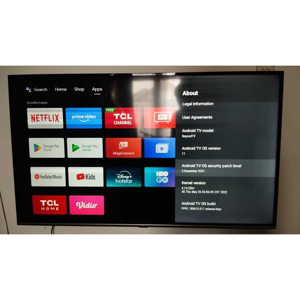 TV LCD TCL 55 inch (Bekas)
