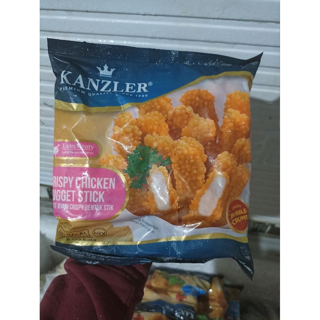 

KANZLER CRISPY STICK 450gr Crunchy Buble Chicken Naget