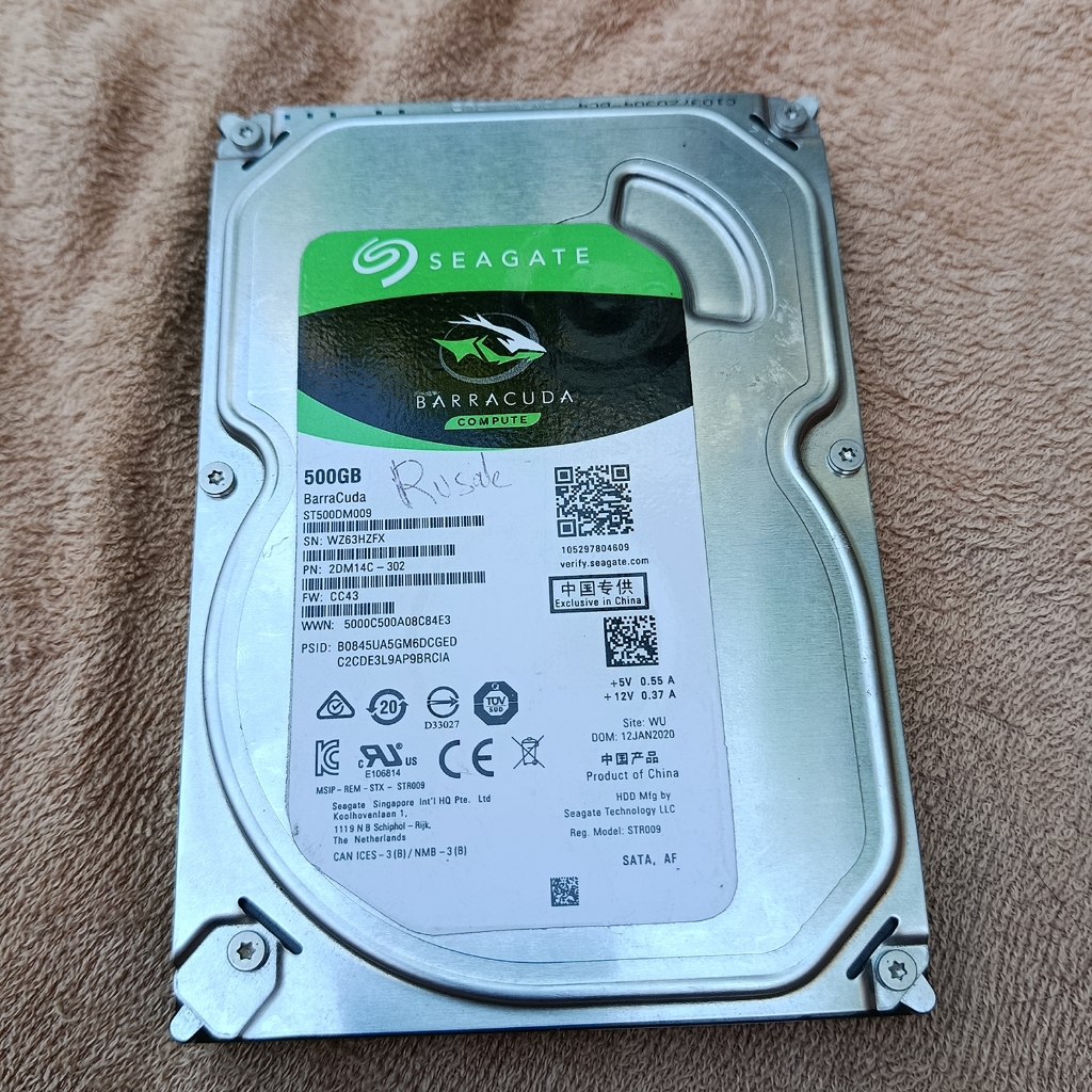(RUSAK) HardDisk 500GB SEAGATE ST500DM009
