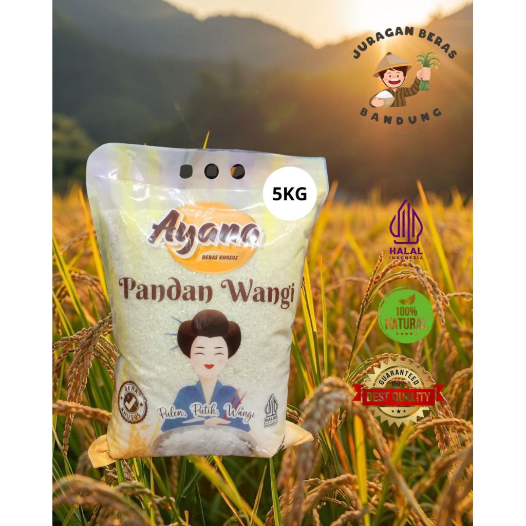 

Beras Ayana Pandan Wangi 5 kg