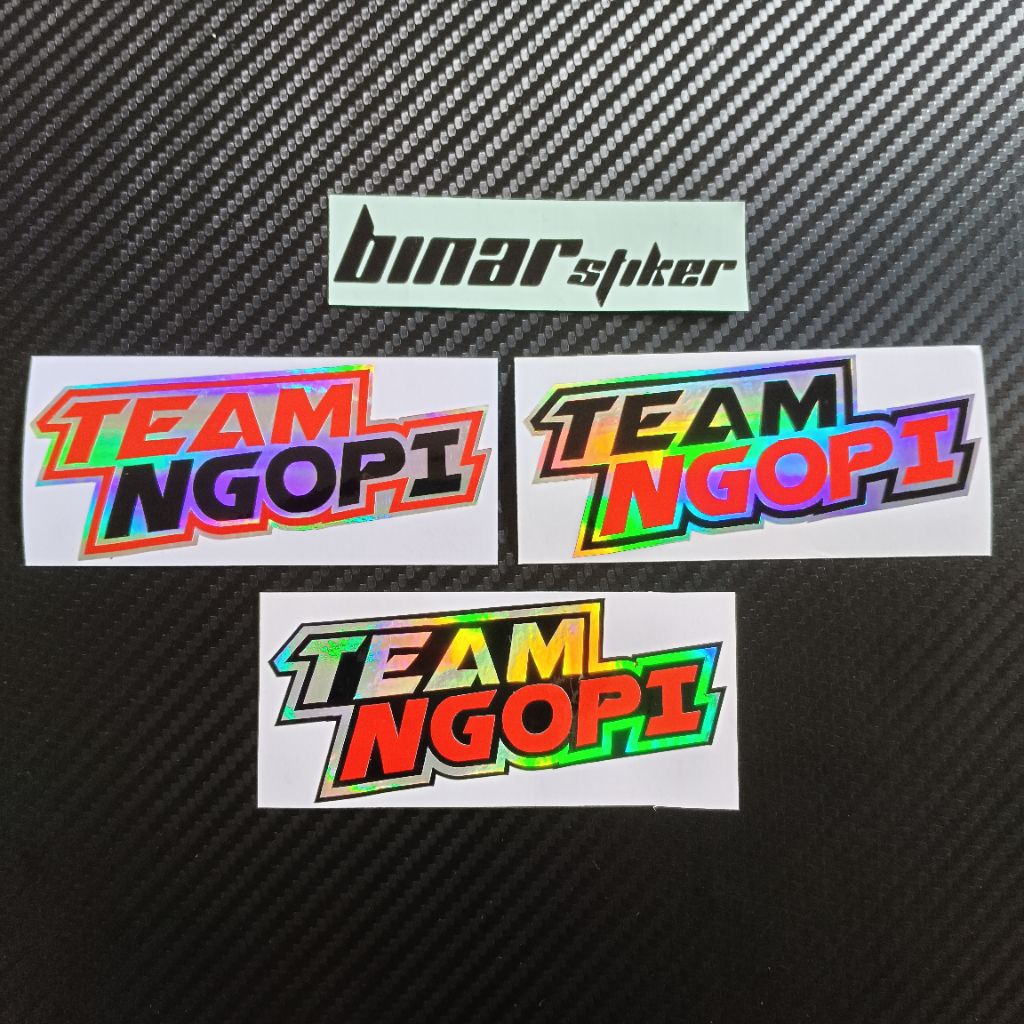 STIKER CUTTING TEAM NGOPI