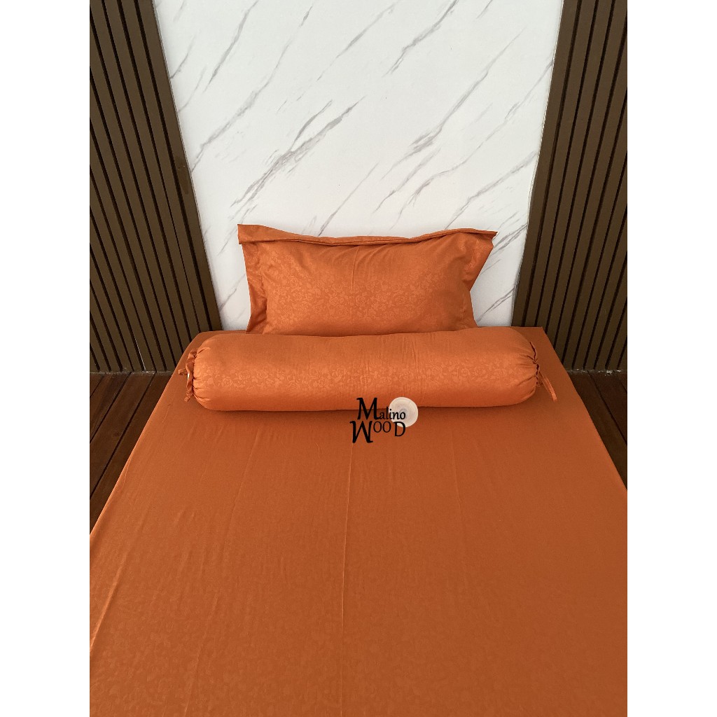 Sprei Grey Twill Premium Warna MERAH BATA