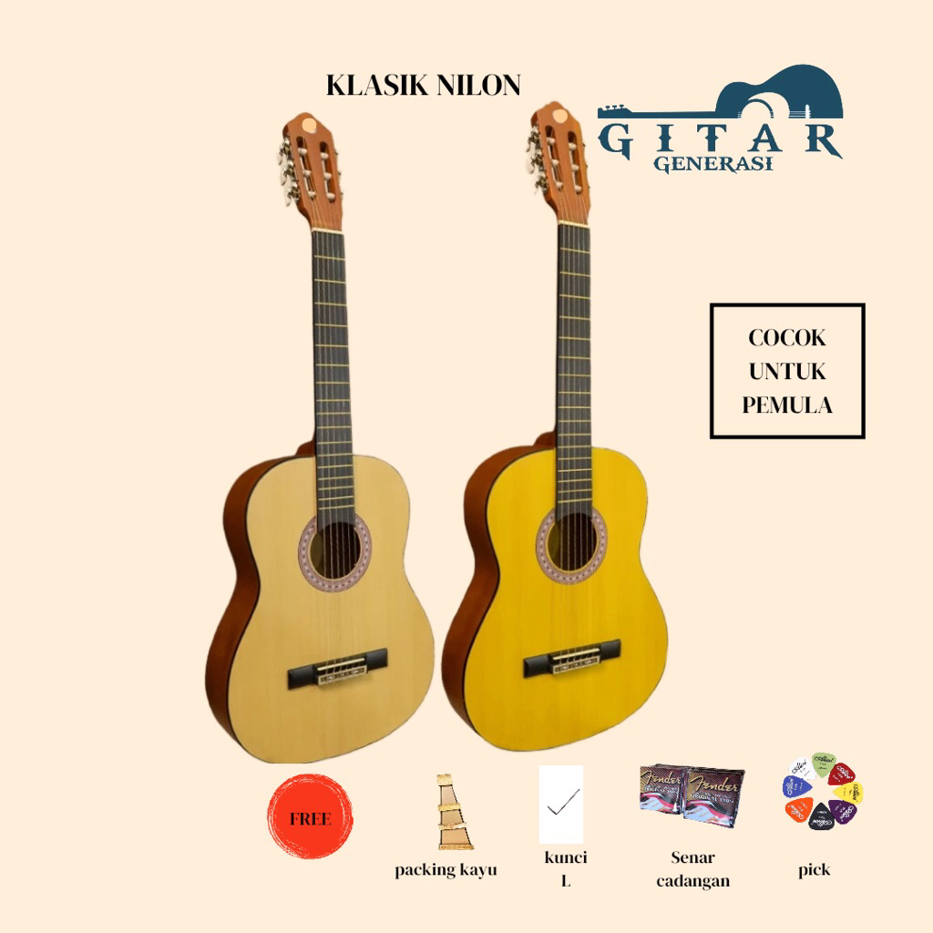 GITAR GENERASI Gitar Akustik KLASIK NILON