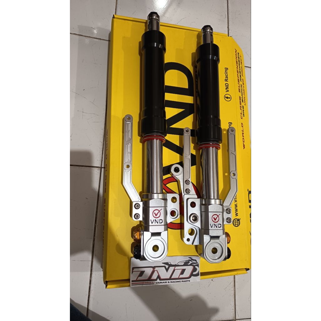 VND Shock depan aerox vnd ak666/Shok depan komplit aerox vnd ak 666/Sok depan assy aerox vnd ak666/S