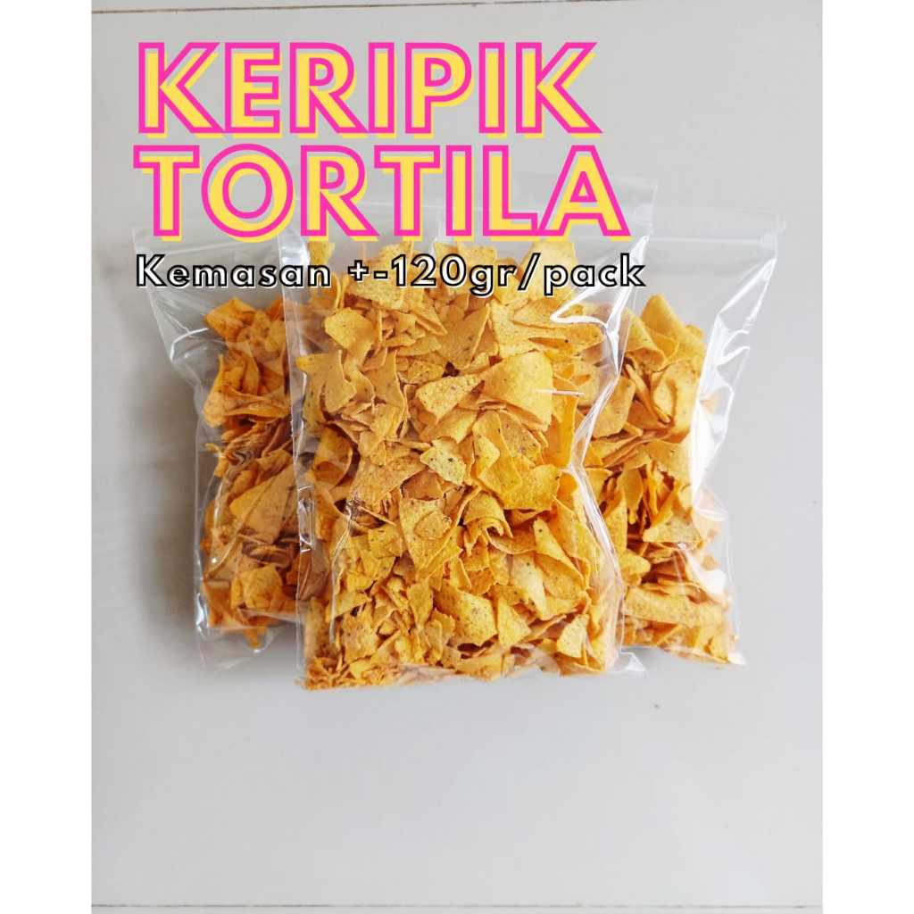 

Snack/Cemilan Repack Keripik Tortila 120gr
