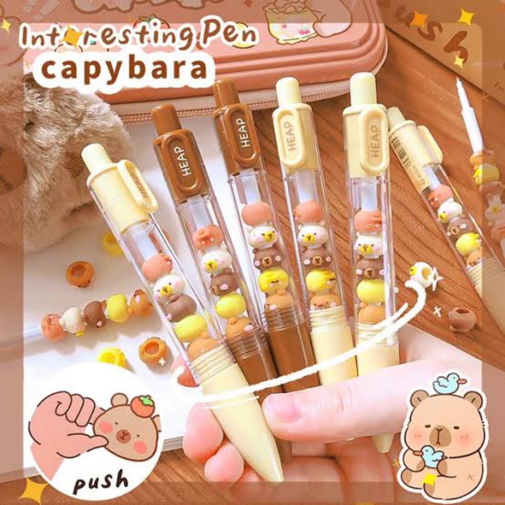 

Bolpoin capybara/pulpen capybara/pen capybara mr. diy
