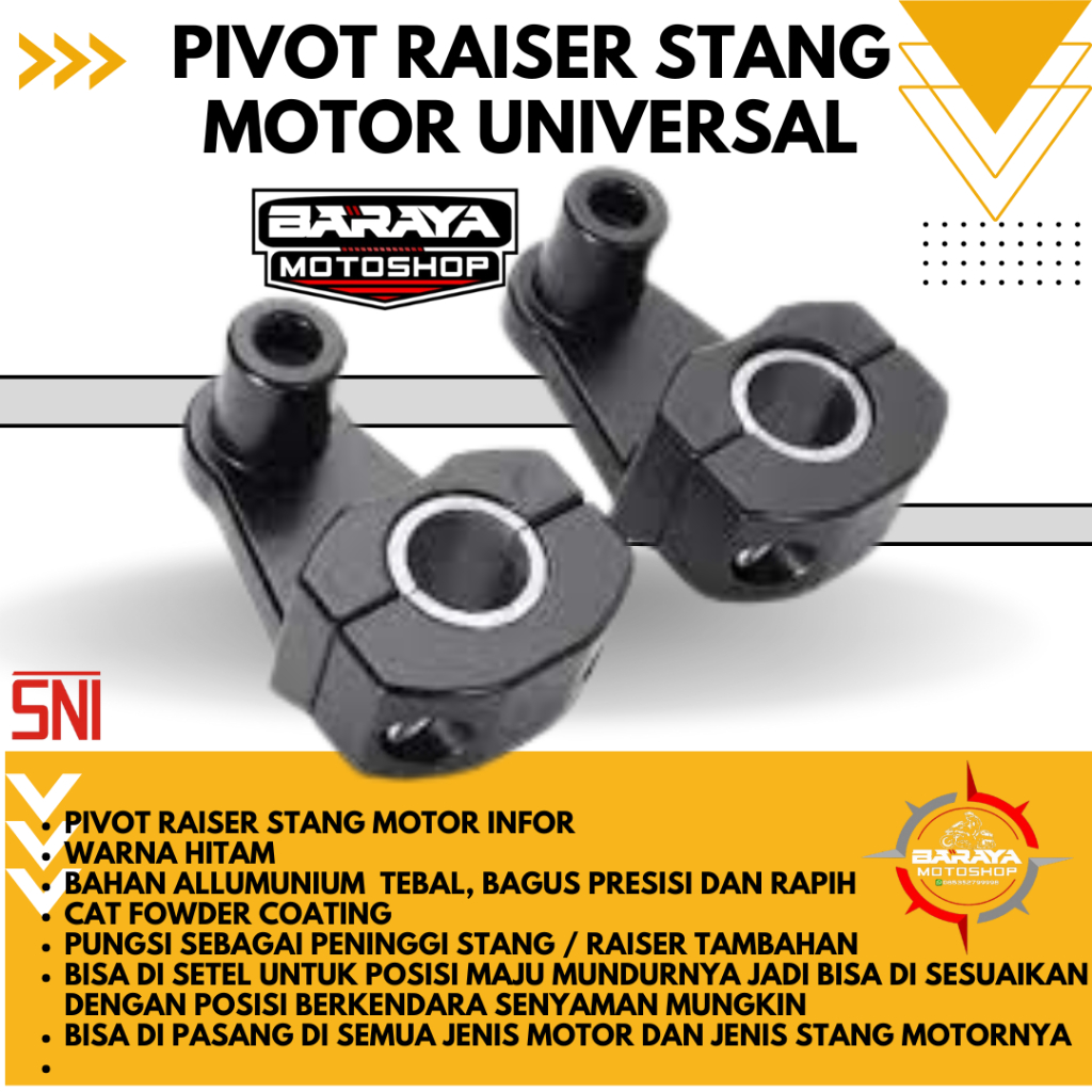 PIVOT RAISER STANG FATTBAR RAISER MOTOR TOURING