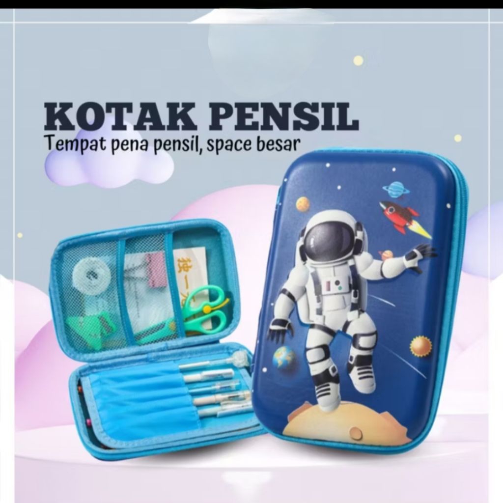 

Kotak Pensil Lucu Tempat Pensil Anak Sekolah TK SD Kotak Pulpen Besar Motif Karakter Waterproof