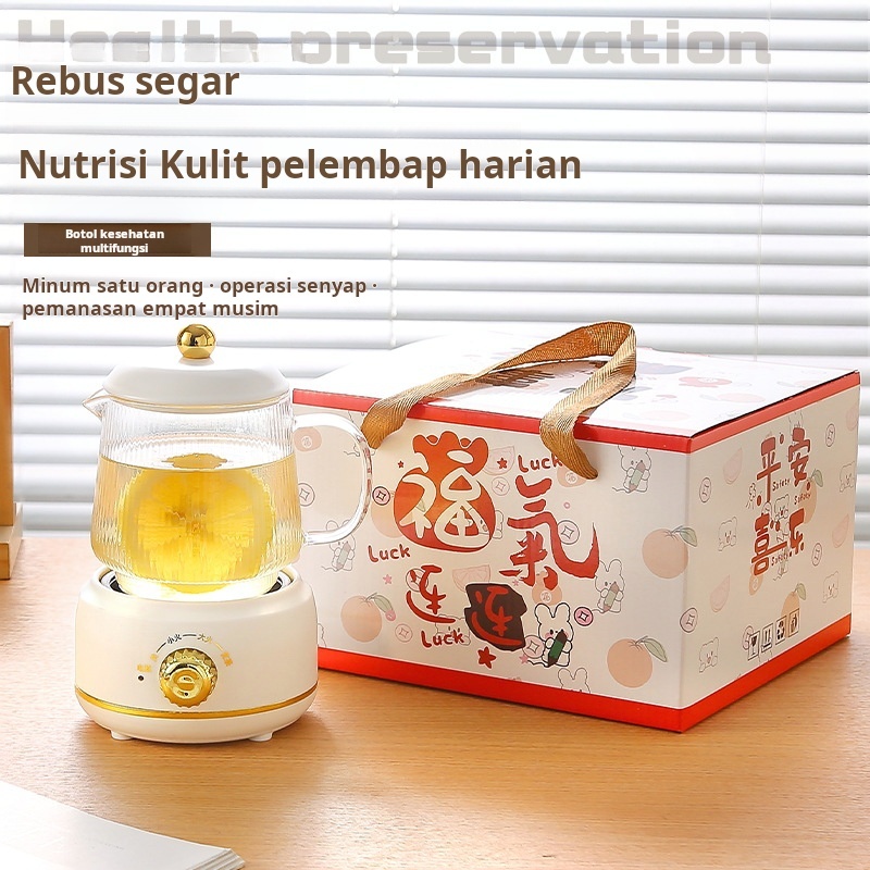 teko listrik pemanas air 600ML Teko Listrik Pemanas Air Listrik Mini Transparan Portabel Low Watt Ke