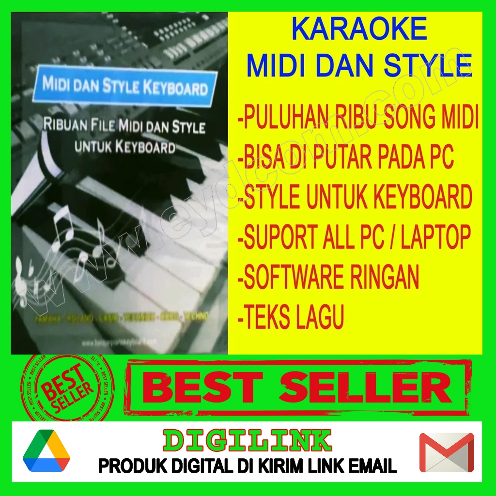 KARAOKE MIDI SONG DAN STYLE YAMAHA CASIO CORG ROLAND APLIKASI KAROKE SOFTWARE FOR PC