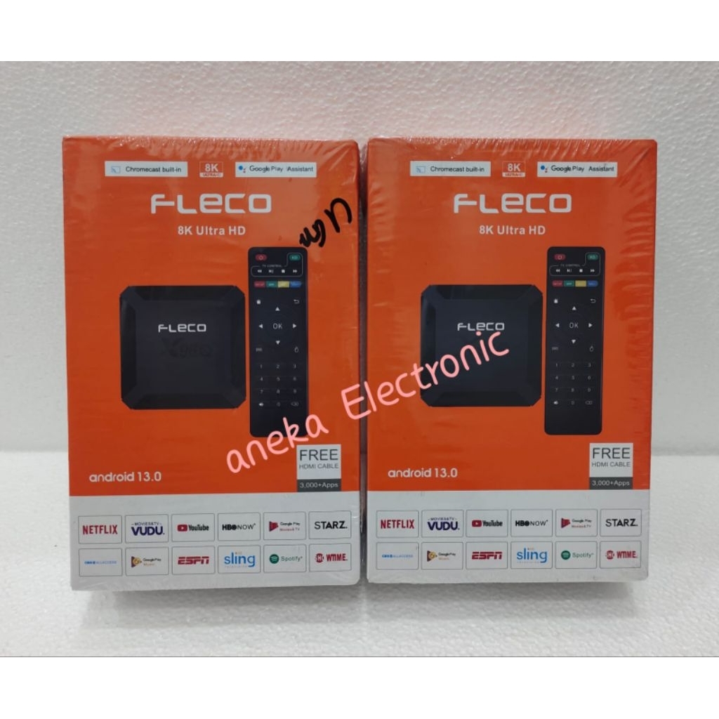 FLECO TV ANDROID BOX FLECO X96Q 13.0 8K ULTRA HD 2GB