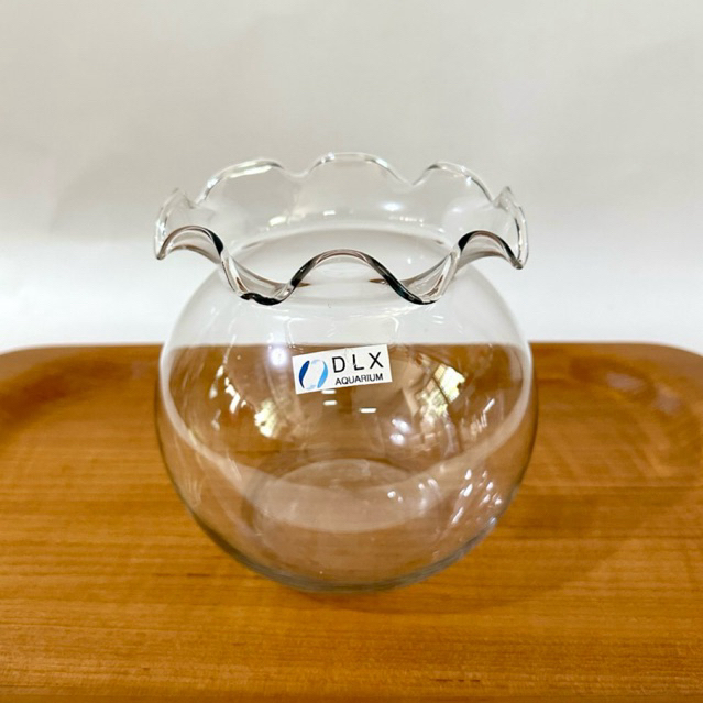 Aquarium fish bowl vas kaca bulat 1,5 liter Shella A