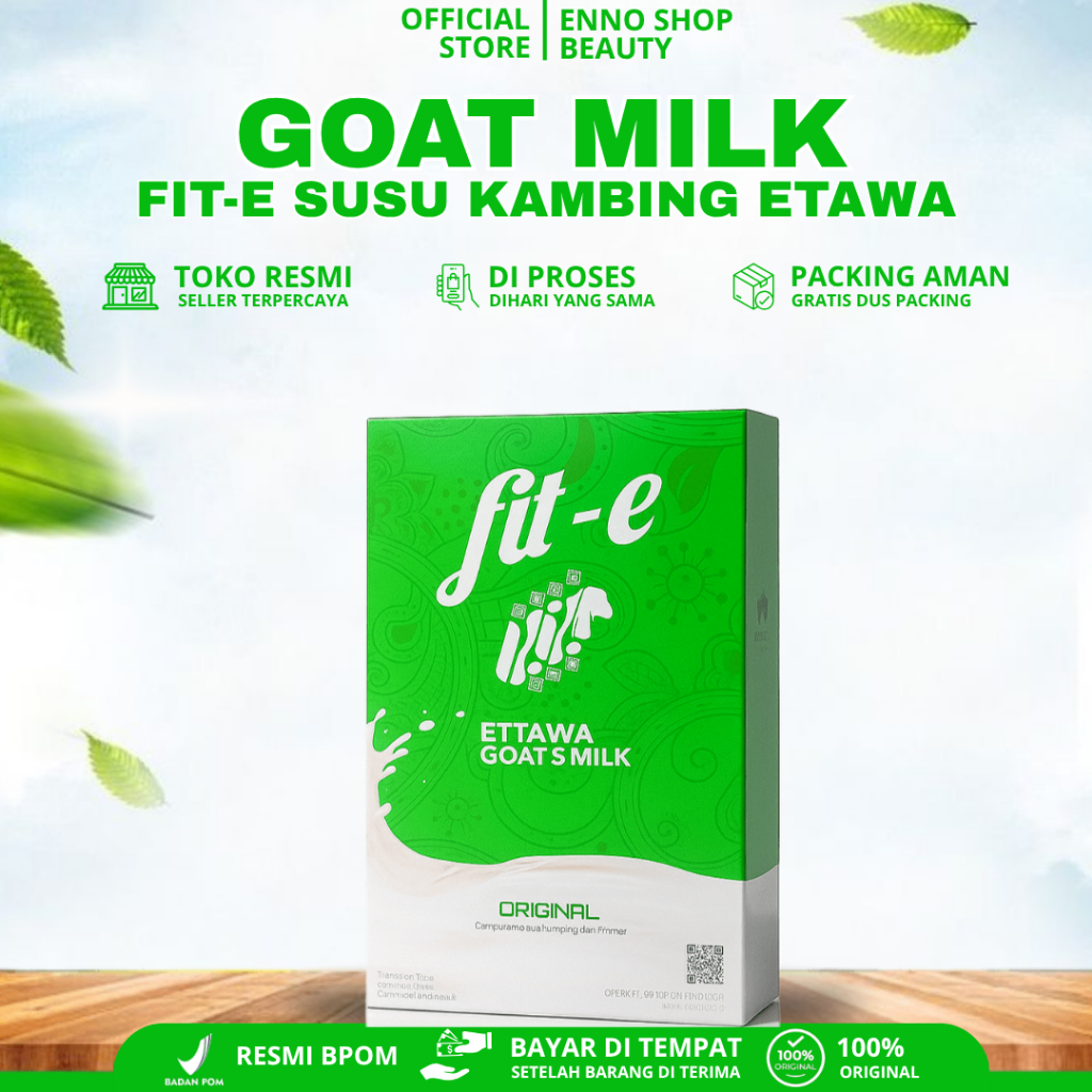 

FIT E SUSU KAMBING ETAWA PLUS BIDARA TEMULAWAK PEGAGAN 1 BUNGKUS 200GR ORIGINAL