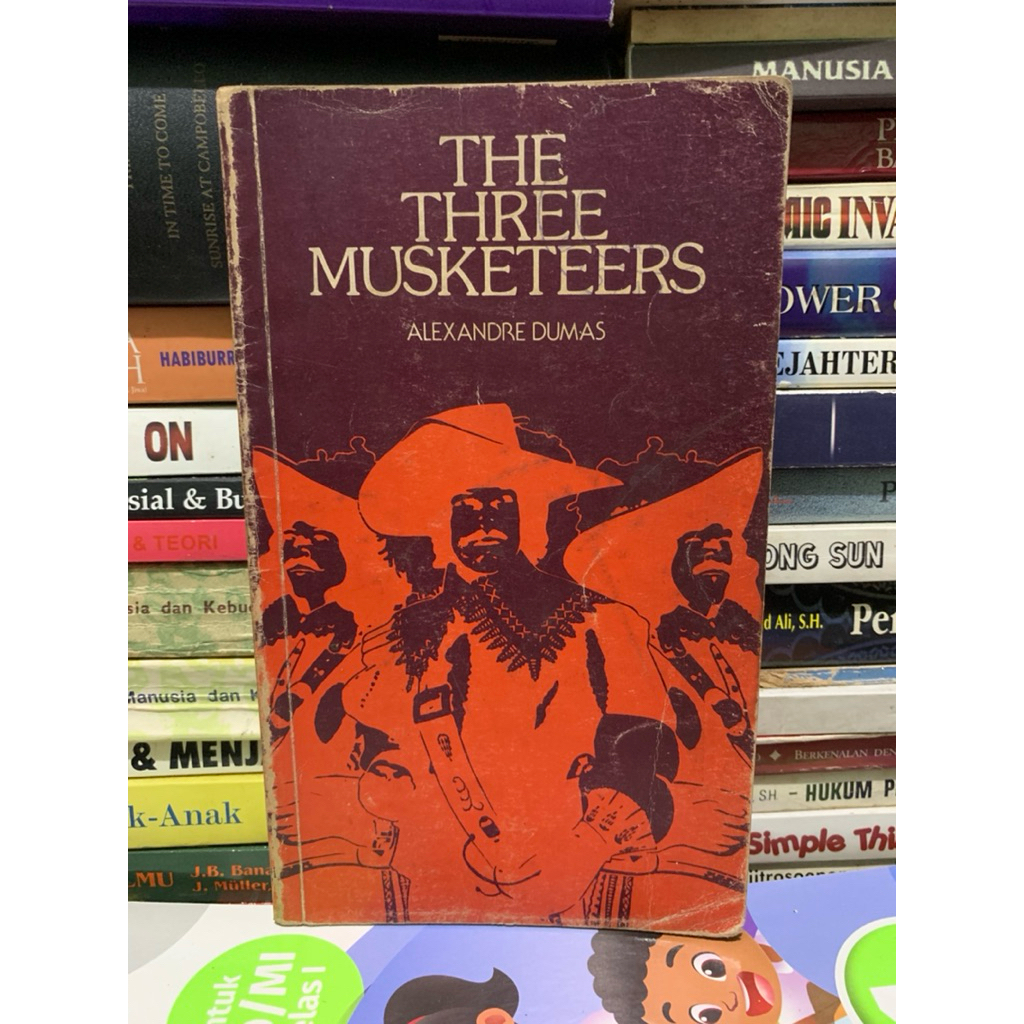 The three musketeers by Alexander dumas ASLI ORIGINAL