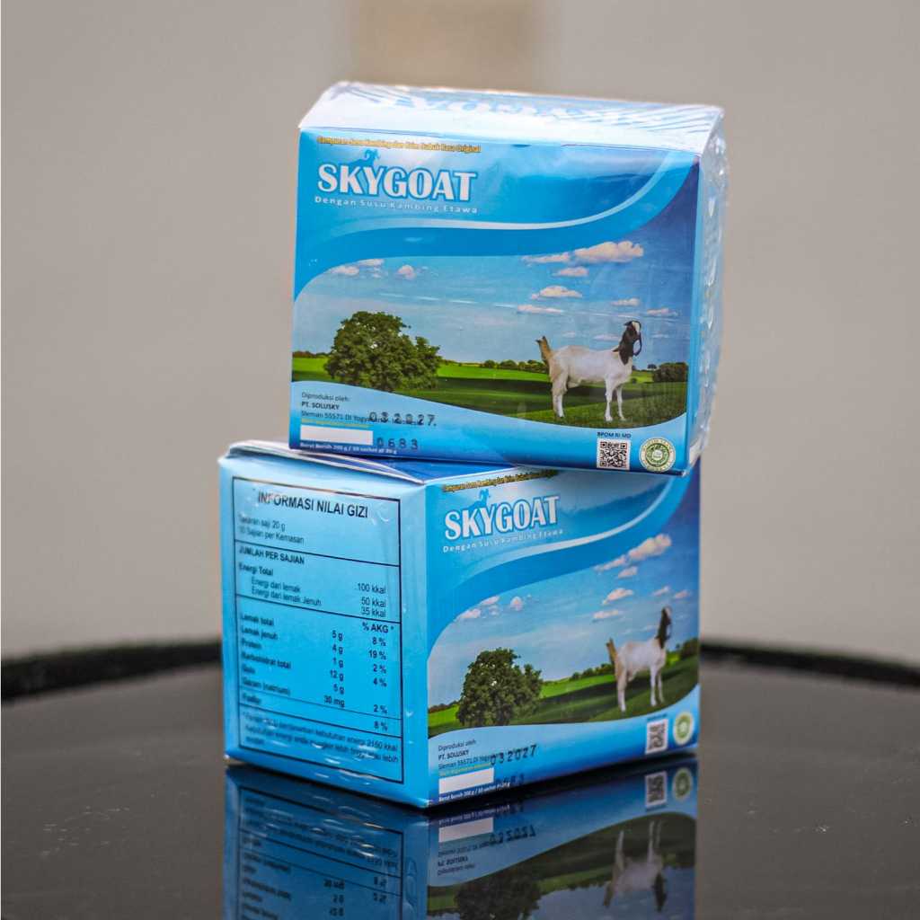 

PAKET 2 BOX Susu Bubuk Kambing Ettawa / Skygoat