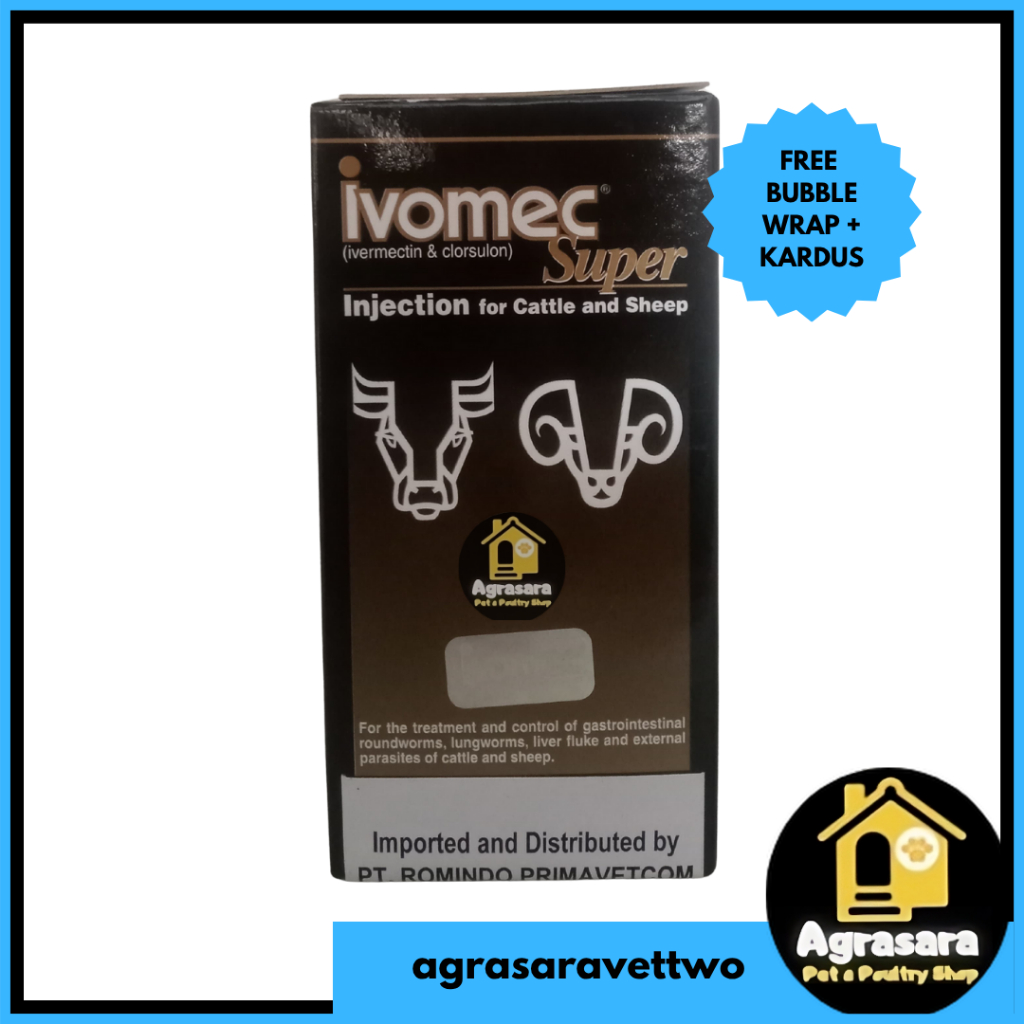 Ivomec Super 50 Ml Obat Gatal Dan Gudig Hewan Ampuh
