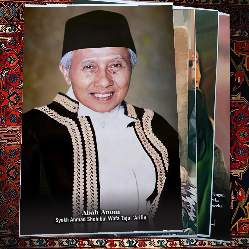 POSTER ABAH ANOM FOTO SETENGAH BADAN BAHAN LUSTER UV