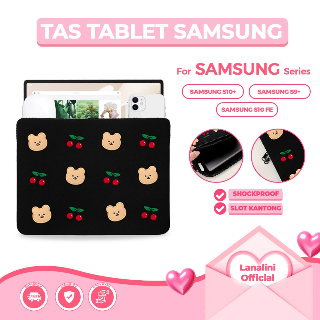 Tas Case Samsung Tablet Samsung S11 S S2 S3 S4 S5E S6 S7 S8 S9 S9+ S10+ FE A6 7 10.1 A7 Lite A8 8.4 