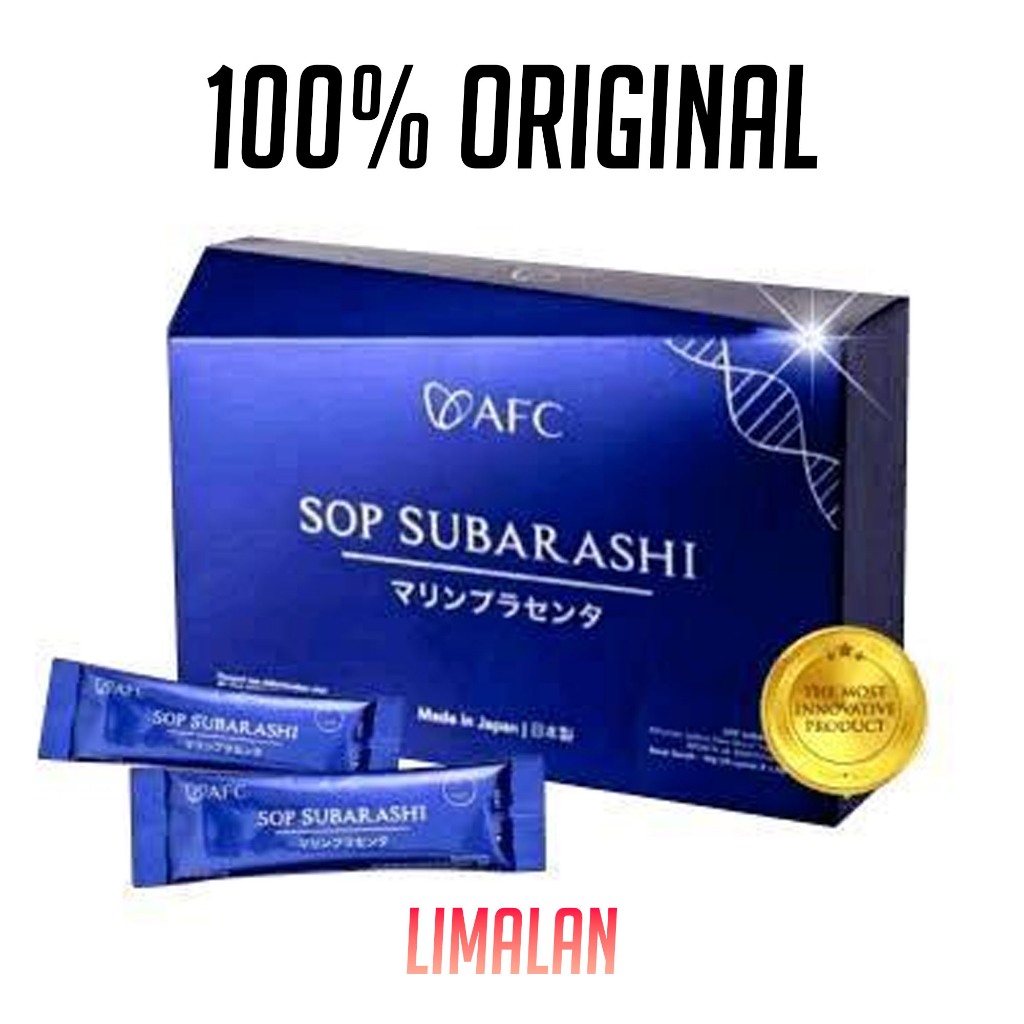 

SOP Subarashi Minuman Serbuk Rasa Sereal Yoghurt Isi 28 Sachet 100% ORIGINAL AFC JAPAN
