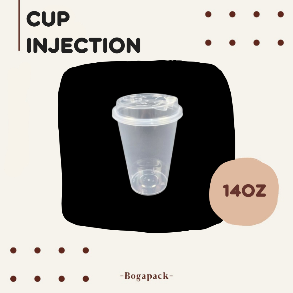 Cup Injection 14oz / cup minuman / cup kekinian / cup gelas / gelas cup / cup gelas kopi