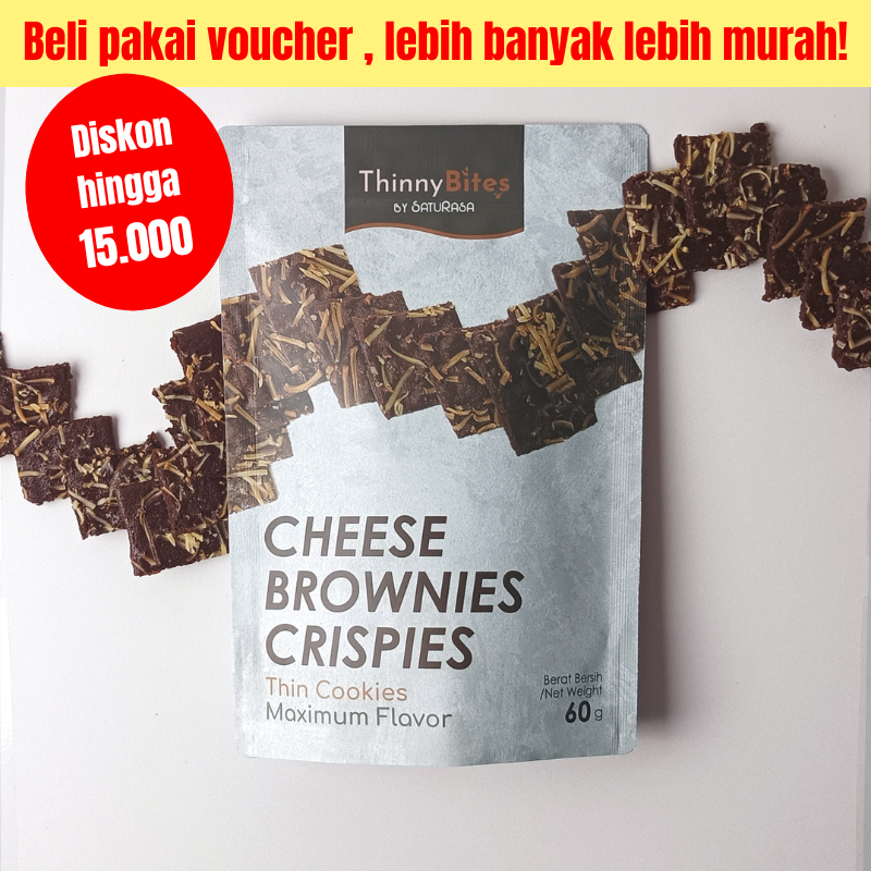 

ThinnyBites Cheese Brownies Crispies Keripik Brownies Crispy