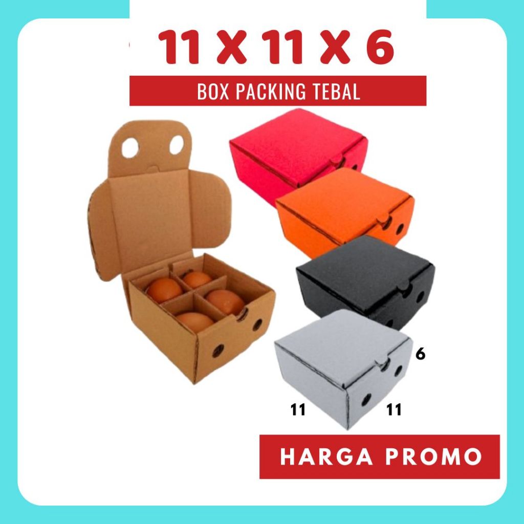

Kardus 11x11x6 LD Box telur 11x11x6 LD Dus Telur Isi 4 11x11x6 LD Kotak Endog Asin Tray Diva Box