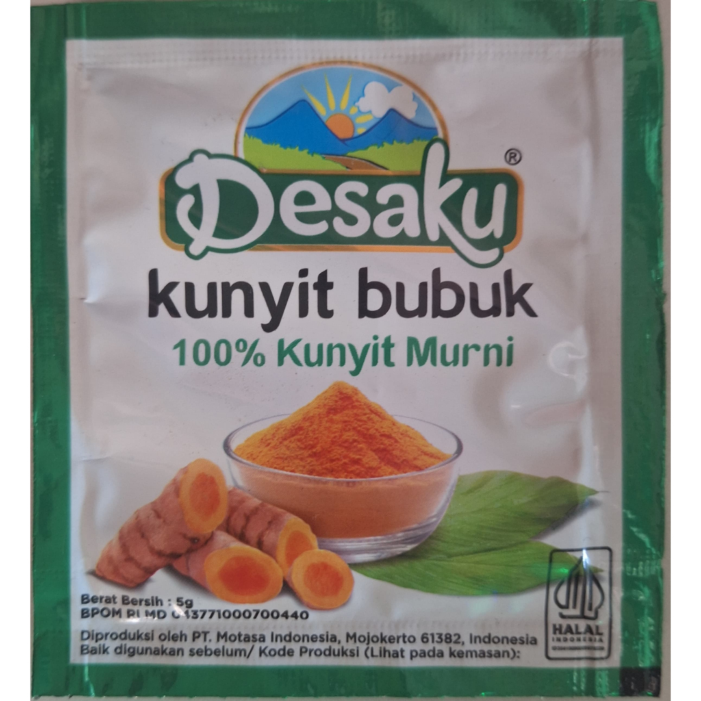 

Desaku Kunyit Bubuk Murni satu renceng