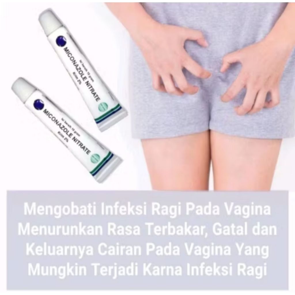 Miconazole Nitrate Obat Salep Gatal Kulit Gatal Selangkangan Salep Gatal Miss V dan Mr P