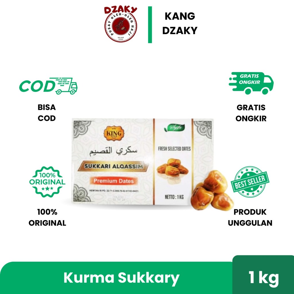 

Kurma Sukkary 1kg Premium Saudi-Kurma Sukkary Premium | box premium