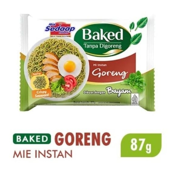 

Mie Sedaap Mie Instan Baked Goreng Kemasan isi 87 gram